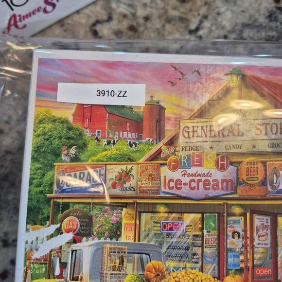 Buffalo Games Country Life Country Store 1000 pc Jigsaw Puzzle USED, Box Damaged - Picture 12 of 14